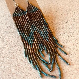 Custom beaded earrings